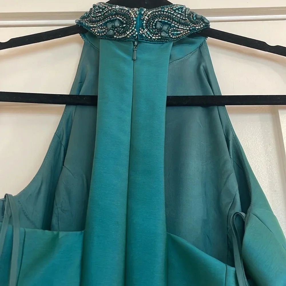 Embellished Theia Ball Formal Gown - Picture 6 of 17